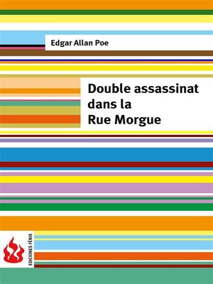 cover image of Double assassinat dans la rue morgue (low cost). Édition limitée